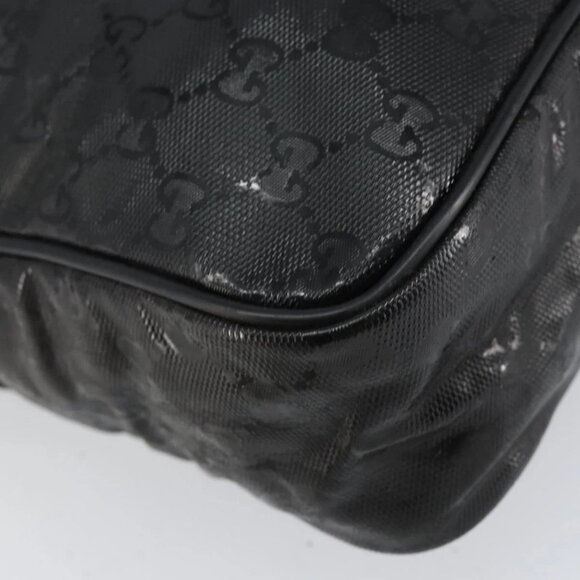 Gucci | Bags | Gucci Gg Implementation Bag Coated Canvas  GUCCI GG Implementation Bag Coated Canvas Black Silver